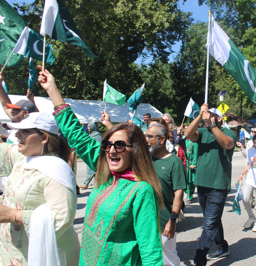 Pakistan Cultural Garden in  Parade of Flags